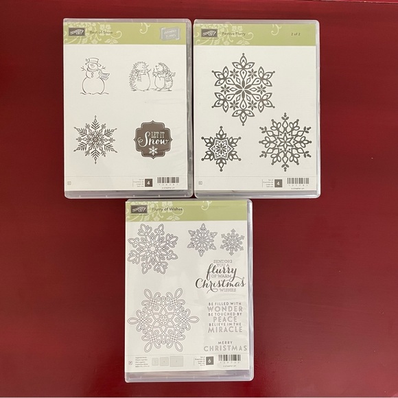 Stampin’ Up! Four sets of Christmas Stamps